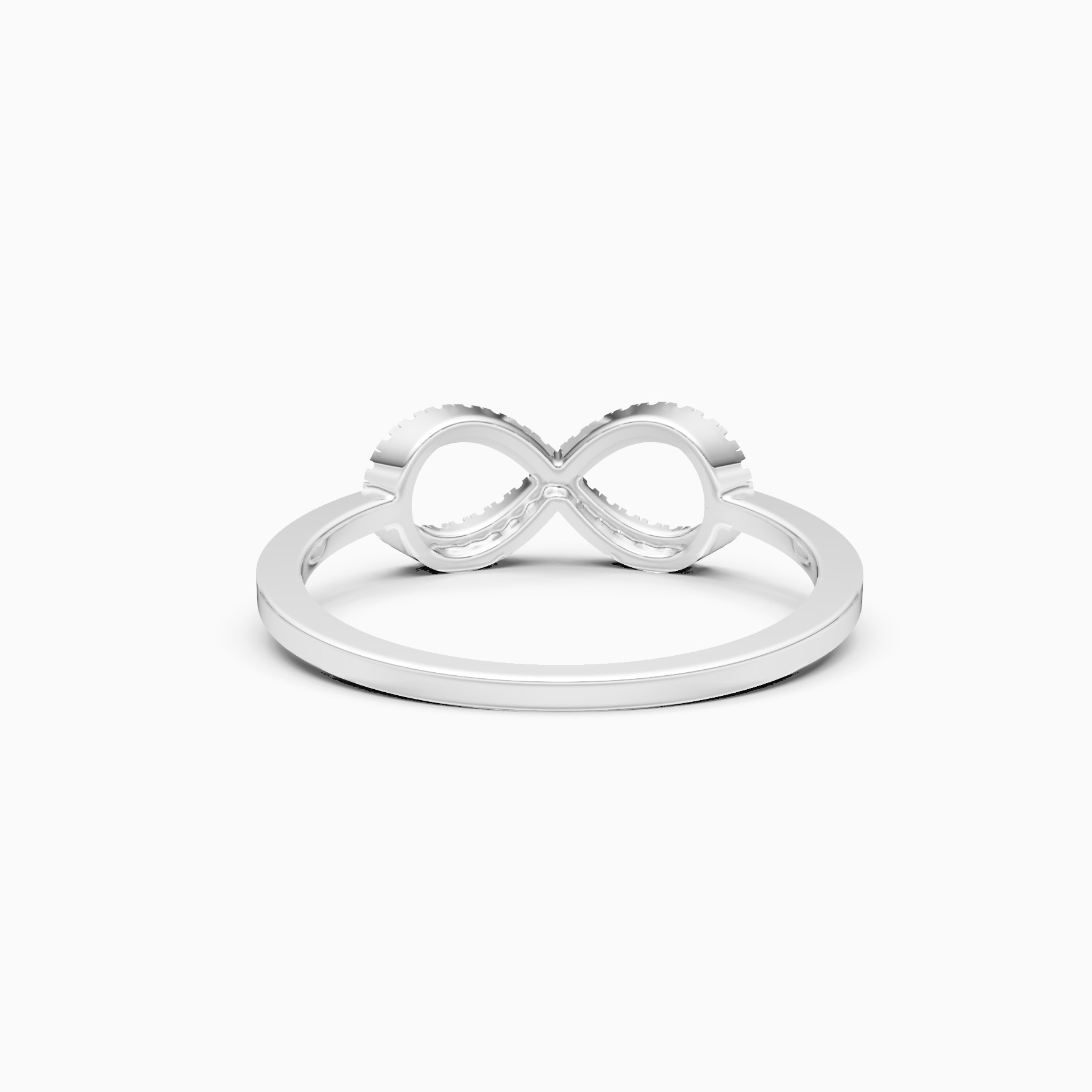 Forever Shine Infinity Shape Lab Diamond Ring